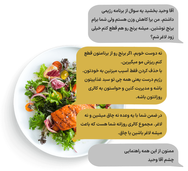 رژیم غذایی اختصاصی